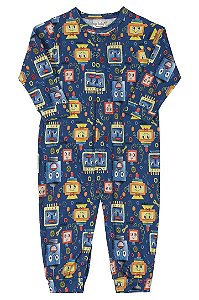 Macacão Masculino Manga Longa Up Baby Ref 43134