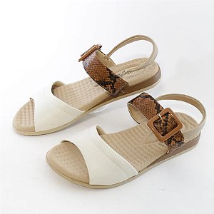 SANDÁLIA COMFORT FLEX ANABELA BAIXA 44/19 FEMININA