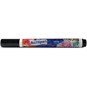 CANETA ACRILEX MARCADOR PARA TECIDO ACRILPEN REF04412 839-P