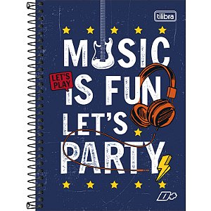 CADERNO TILIBRA ESPIRAL CAPA DURA 1/4 (P) D+ 96 FOLHAS 1751-P (CORES SORTIDAS)