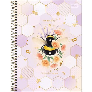 CADERNO TILIBRA UNIVERSITÁRIO 01 MATÉRIA CAPA DURA HONEY BEE 80 FOLHAS 282-P (CORES SORTIDAS)