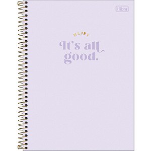 CADERNO TILIBRA UNIVERSITÁRIO 10 MATÉRIAS CAPA DURA HAPPY 160 FOLHAS 3640-P