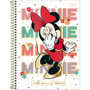 CADERNO TILIBRA UNIVERSITÁRIO 10 MATÉRIAS CAPA DURA MINNIE 160 FOLHAS 852-P (CORES SORTIDAS)