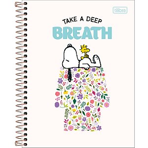 CADERNO TILIBRA UNIVERSITÁRIO 10 MATÉRIAS CAPA DURA SNOOPY COLEGIAL 160 FOLHAS 3317-P (CORES SORTIDAS)