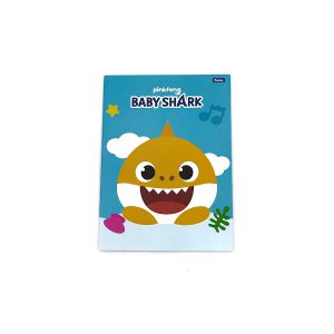 CADERNO FORONI BROCHURÃO C DURA BABY SHARK 48FLS 4199-P
