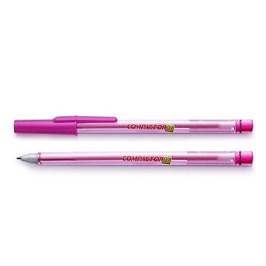 CANETA COMPACTOR ESFEROGRÁFICA P.FINA 0.7 PINK 397-P