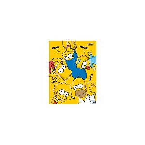 CADERNO TILIBRA BROCHURÃO C DURA (G) SIMPSONS 80FLS 94249-P