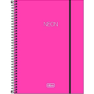CADERNO TILIBRA UNIVERSITÁRIO  01 MAT C DURA NEON C/ELÁSTICO 80FLS 4778-P