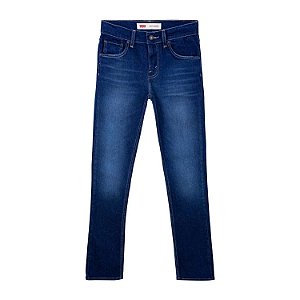 CALÇA LEVIS KIDS JEANS/ELASTANO LK510-0303 SKINNY MASCULINA