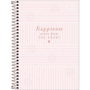 CADERNO TILIBRA ESPIRAL CAPA DURA 1/4 (P) SOHO 80 FOLHAS 222-P (CORES SORTIDAS)