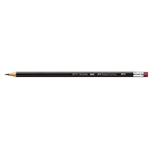 LÁPIS FABER GRAFITE MAX Nº2 R.1205SM/B COM BORRACHA 4937-P