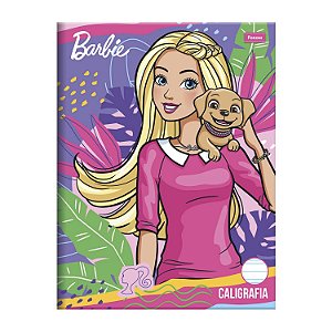 CADERNO FORONI CALIGRAFIA/2 LINHAS CAPA DURA BARBIE 40 FOLHAS 77611-P (CORES SORTIDAS)
