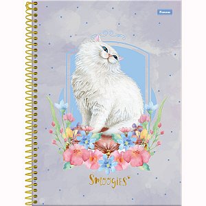 CADERNO FORONI UNIVERSITÁRIO 15 MATÉRIAS CAPA DURA SMOOGIES 240 FOLHAS 2002-P (CORES SORTIDAS)