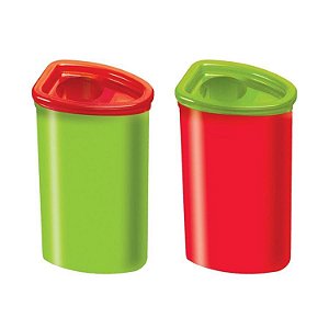 APONTADOR FABER JUMBO COM  DEPÓSITO TRIÂNGULAR  12 5JZF 25-P (CORES SORTIDAS)