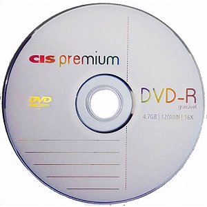 DVD CIS DVD-R GRAVÁVEL COM ENVELOPE 92431-P