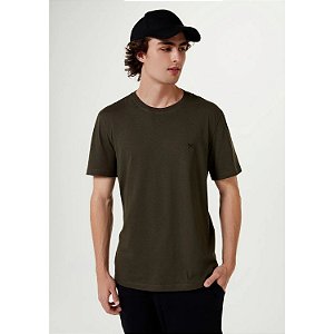 CAMISETA HERING MC 4FEFNAT COMFORT WORD BORDADA
