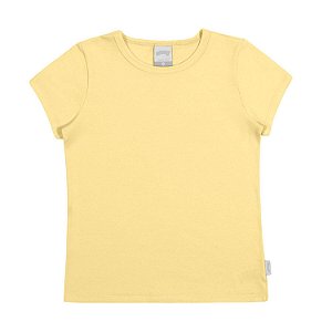 BLUSA ALAKAZOO MANGA CURTA 190 COTTON LISA AMARELA