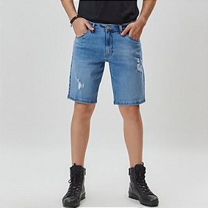 BERMUDA YOUNG JEANS/ELASTANO BE576 CONFORT MASCULINA