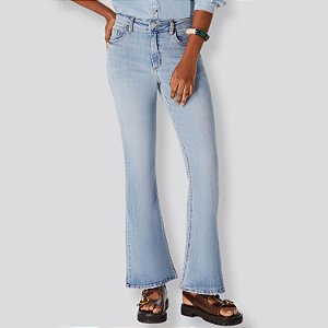 CALÇA HERING JEANS/ELASTANO H9FL1C FLARE FEMININA