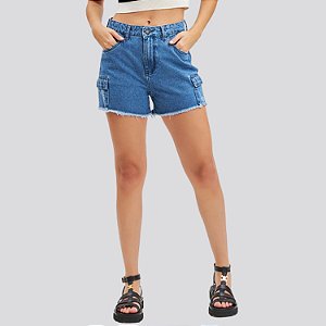 SHORT YOUNG JEANS BRUTO SH721 BÁSIC FEMININO