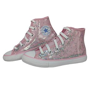 BOTA CONVERSE CASUAL CK10390001 LONA GLITTER FEMININA INFANTIL