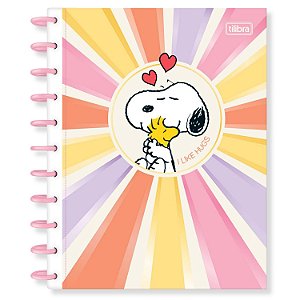 CADERNO TILIBRA UNIV 10 MAT CAPA DURA TILIDISCO SNOOPY 254765-P (CORES SORTIDAS)