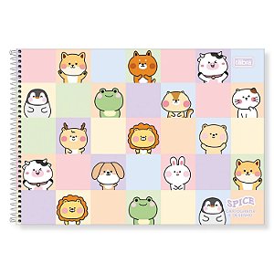 CADERNO TILIBRA CARTOGRAFIA C DURA SPICE 254786-P (CORES SORTIDAS)
