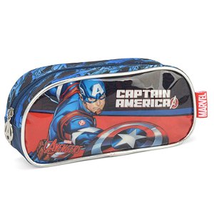 ESTOJO MAXLOG LUXCEL CAPITÃO AMERICA EI39544AG 1 ZIPER  192993-P