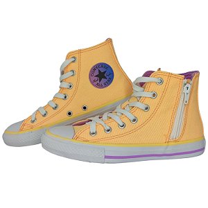 BOTA CONVERSE CASUAL LONA LARANJA FEMININA