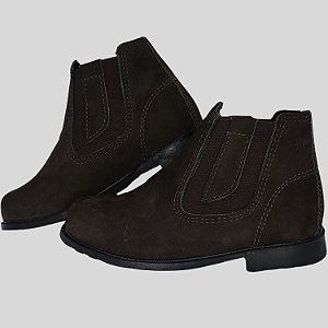 BOTA DM BOTINA COURO NOBUK INFANTIL MASCULINA