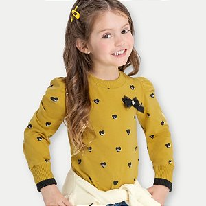 BLUSA ANGERO ML COTTOM ESTAMPADA FEMININA INFANTIL