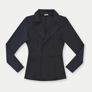 CASACO IDHOK NEOPRENE BLAZER PRETO FEMININO