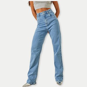 CALÇA BLD JEANS E ELASTANO WIDE LEG FEMININA