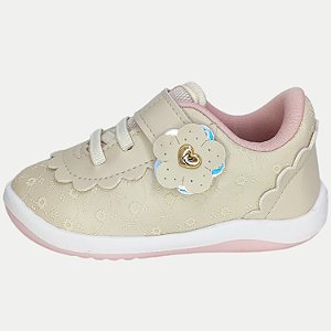 TÊNIS KIDY COLORS CASUAL MARFIM FEMININO INFANTIL