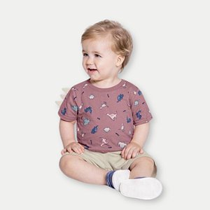 CONJ. VERÃO ALAKAZOO BERMUDA E CAMISETA MC MALHA MASCULINO INFANTIL