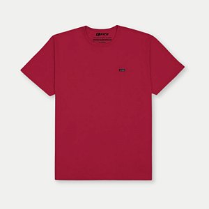 CAMISETA FICO MC COMFORT ALGODÃO VERMELHA MASCULINA