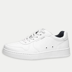 TÊNIS PEGADA CASUAL MICROFIBRA BRANCO  MASCULINO