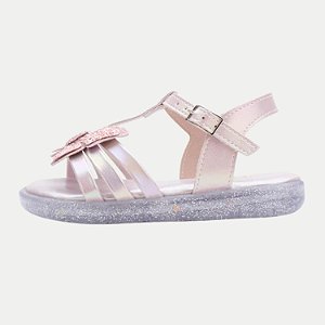 SANDALIA MINI SUA CIA ANABELA BAIXA COM LED FEMININA