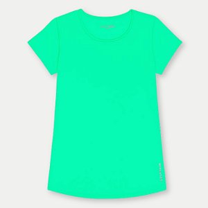 BLUSA GRAPHENE MC POLIAMIDA FITNESS VERDE FEMININA