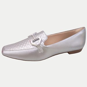 SAPATILHA SUA CIA BICO QUADRADO METAL FEMININA