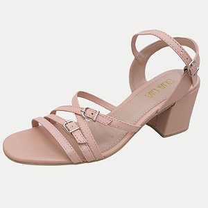 SANDALIA SUA CIA SALTO ALTO ACTIVE NUDE FEMININA
