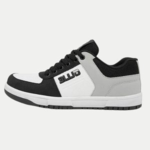 TÊNIS OLLIE SKATE VEGA SINTETICO PRETO E BRANCO INFANTIL MASCULINO