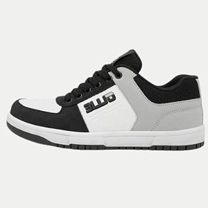 TÊNIS OLLIE SKATE VEGA SINTETICO PRETO E BRANCO ADULTO MASCULINO