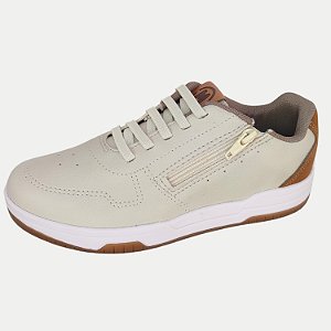 TÊNIS MOLEKINHO CASUAL COM CADARÇO OFFWHITE MASCULINO INFANTIL