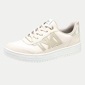 TÊNIS DAKOTA CASUAL MARFIM COM CADARÇO FEMININO ADULTO