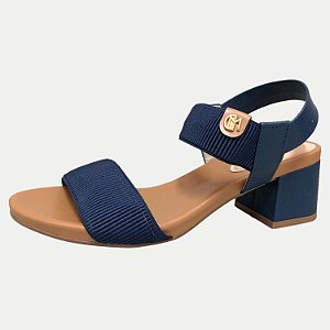 SANDALIA MODARE SALTO ALTO ACTIVE AZUL MARINHO FEMININA ADULTO