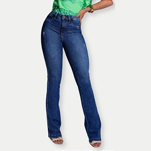 CALÇA MAC JEANS COM ELASTANO BOOTCUT FEMININA ADULTO