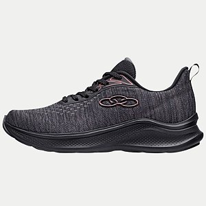 TÊNIS OLYMPIKUS NYX RUNNING SOLADO EVA PRETO FEMININO ADULTO