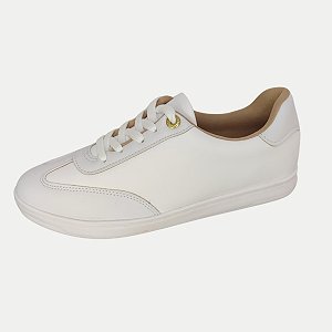 TÊNIS MODARE CASUAL BRANCO COM CADARÇO FEMININO ADULTO