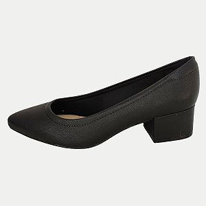 SAPATO MODARE SALTO MÉDIO  SCARPIN PRETO FEMININO